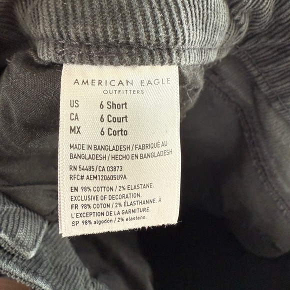 American Eagle Outfitters corduroy Black Relaxed Jeans - Picture 3 of 3